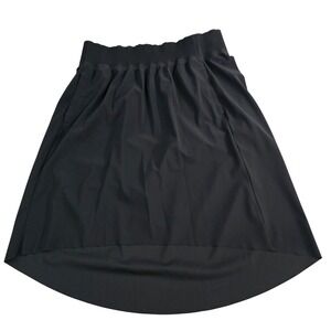 Athleta Cosmic Skirt Black High‎ Low Hem Stretch Athletic Activewear Medium